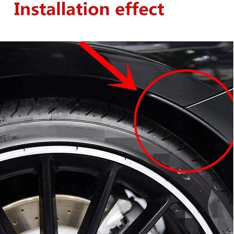 for C117 CLA45 CLA 180 200 250 2013-2019 Car Side Flare Extension Wheel Eyebrow Protector Lip