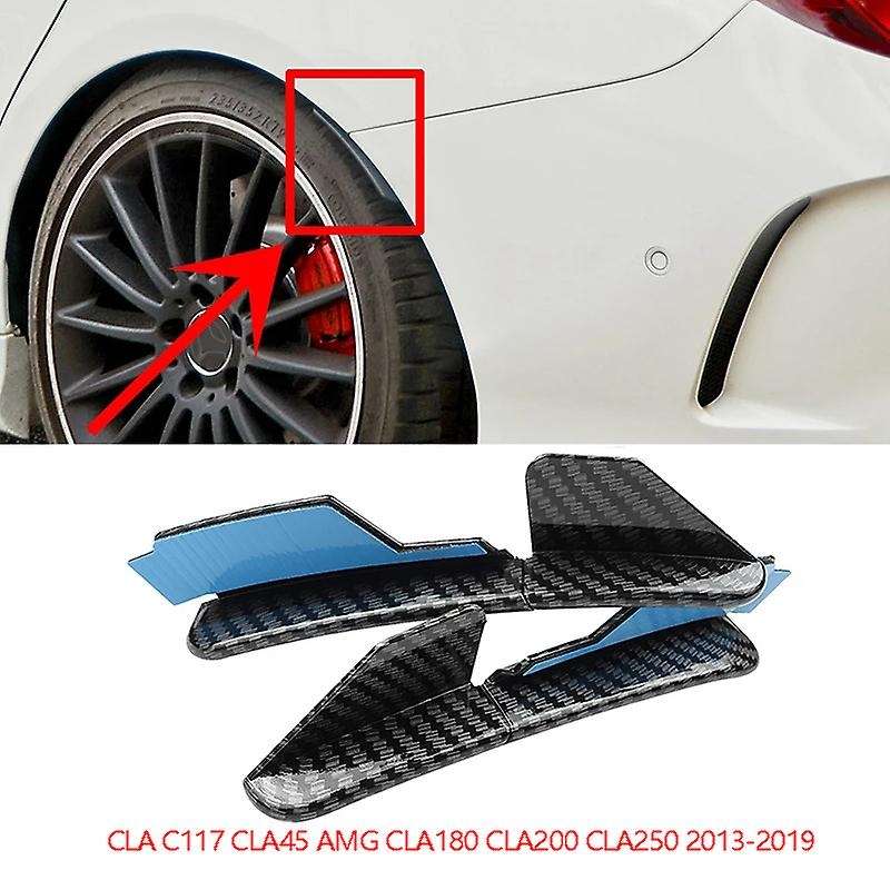 for C117 CLA45 CLA 180 200 250 2013-2019 Car Side Flare Extension Wheel Eyebrow Protector Lip