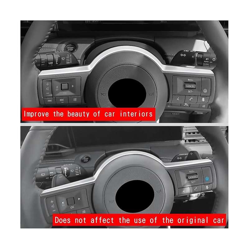 for C28 2022-2023 Car Steering Wheel Back Trim Cover Decoration Auto Accessories A
