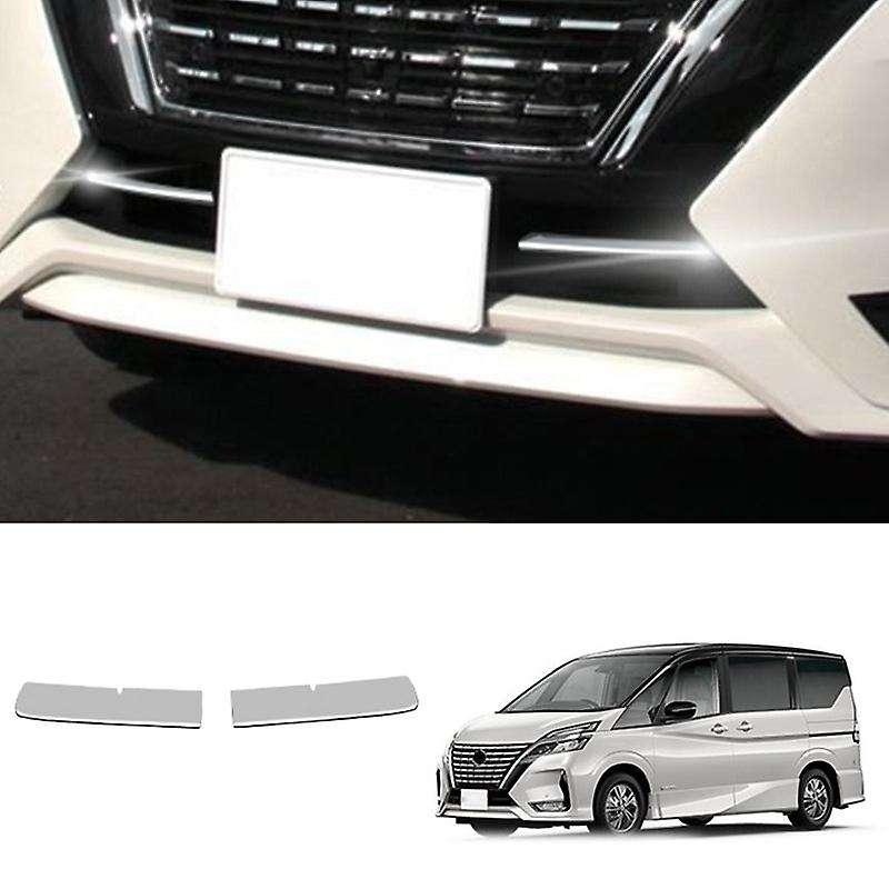 for C27 Highway Star Chrome Under Front Center Grille Grill Moulding Strips Cover Trim
