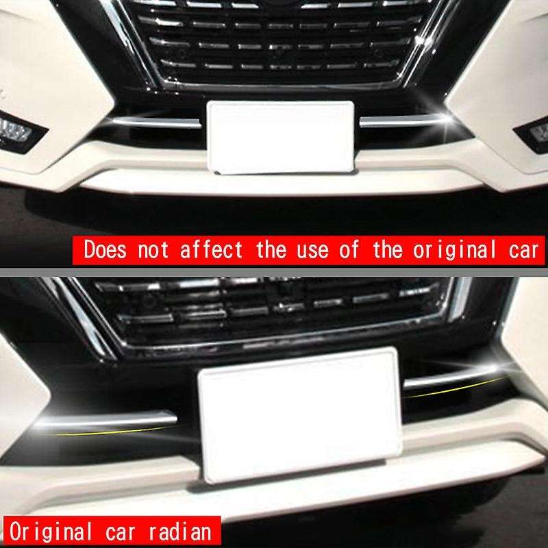 for C27 Highway Star Chrome Under Front Center Grille Grill Moulding Strips Cover Trim