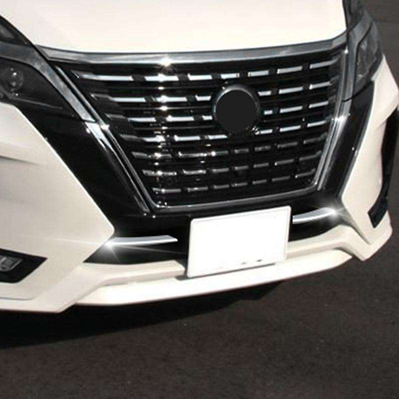 for C27 Highway Star Chrome Under Front Center Grille Grill Moulding Strips Cover Trim