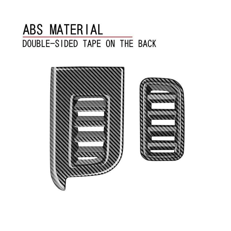 for C28 2022-2023 Carbon Fiber Pattern Car Front Side Cover Trim