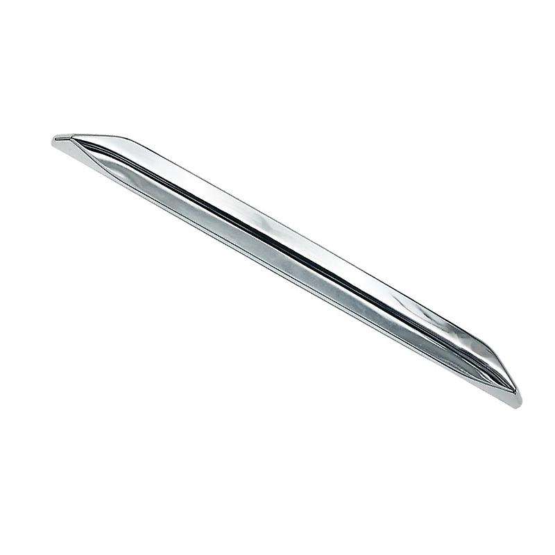 for C27 17-19 ABS Chrome Plated Before the Bar Bumper Cover Shield Trim Molding Lower Grille