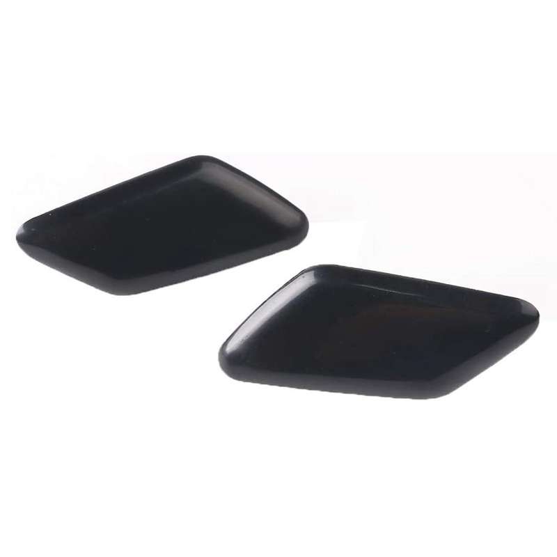 for C30 2011 2012 2013 Left Right Pair Front Bumper Headlight Washer Nozzle Cover Unpainted 39863927