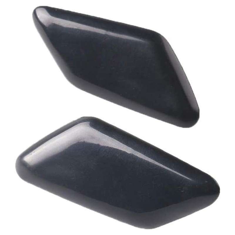 for C30 2011 2012 2013 Left Right Pair Front Bumper Headlight Washer Nozzle Cover Unpainted 39863927