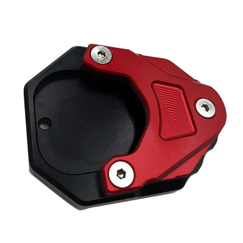 for C400gt C400x Motorcycle Foot Side Stand Pad Plate Kickstand Enlarger Support Extension Black+re