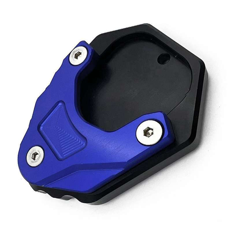 for C400gt C400x Motorcycle Foot Side Stand Pad Plate Kickstand Enlarger Support Extension Black+bl