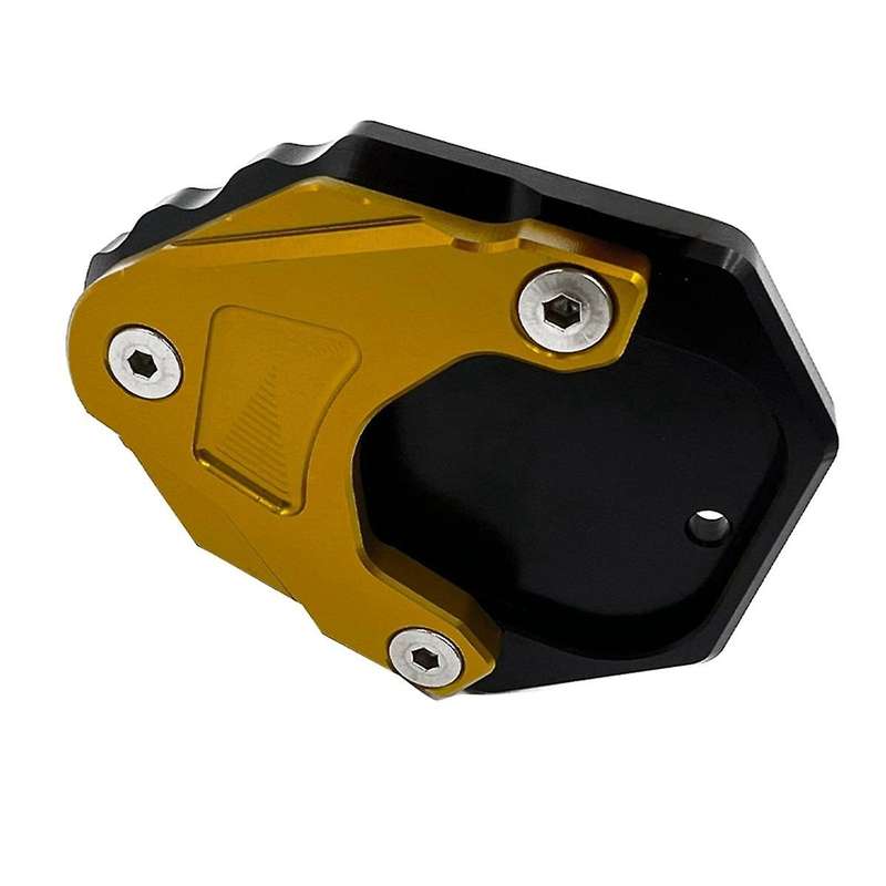 for C400gt C400x Motorcycle Foot Side Stand Pad Plate Kickstand Enlarger Support Extension Black+ye