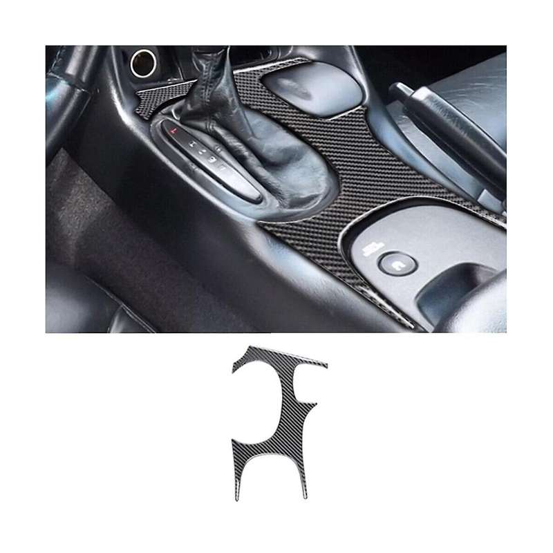 for C5 1998-2004 Carbon Fiber Full Interior Kit Central Control Gear Cover Trim Decoration Sticker,b