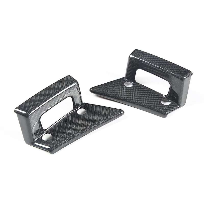 for C7 2014-2019 Real Carbon Fiber Car Door Handle Switch Cover Trim Sticker Accessories