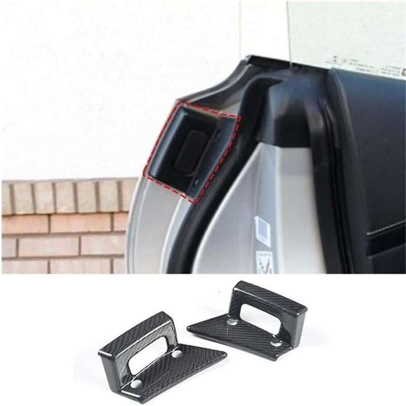 for C7 2014-2019 Real Carbon Fiber Car Door Handle Switch Cover Trim Sticker Accessories