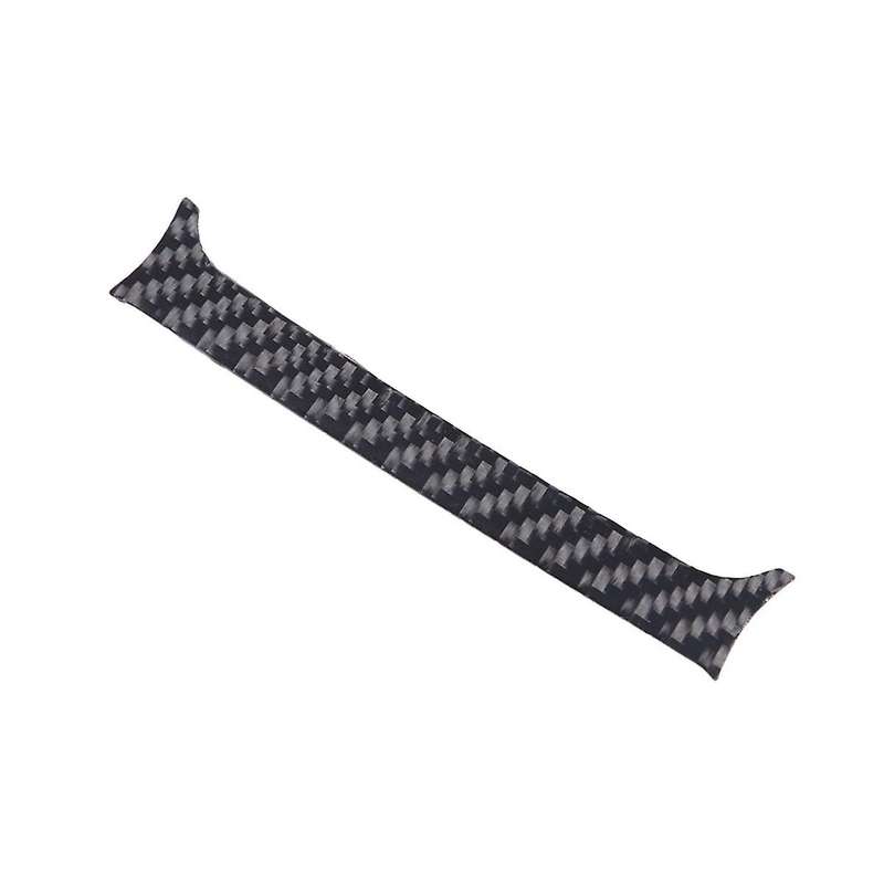 for C7 2014-2019 Soft Carbon Fiber Car Center Navigation Screen Decorative Frame Cover Trim Sticker