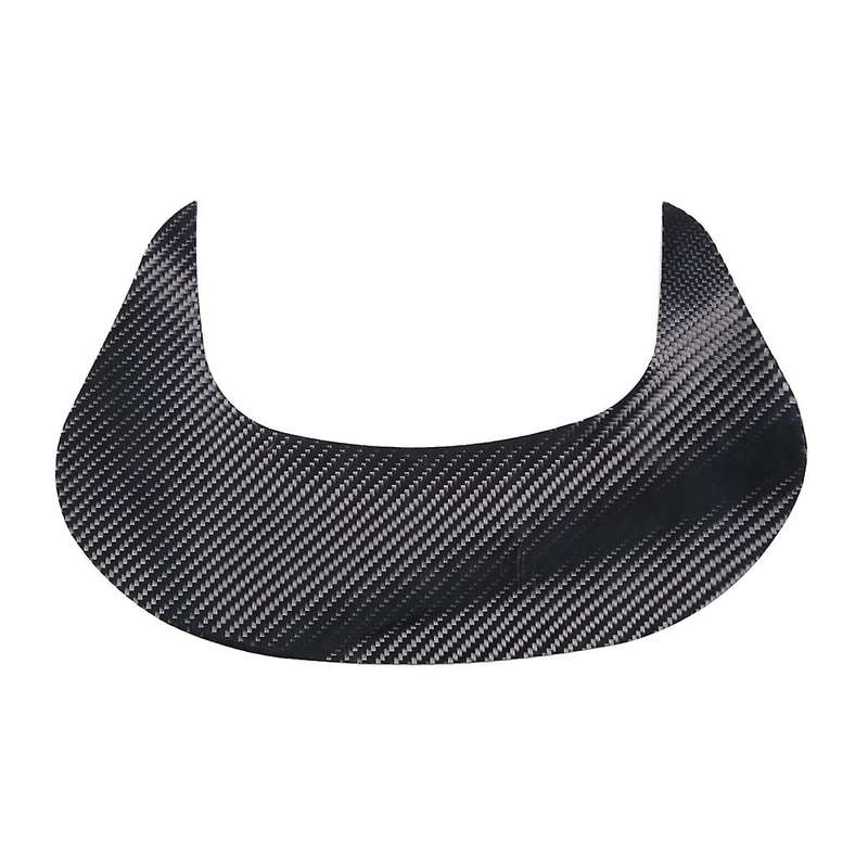for C7 2014-2019 Soft Carbon Fiber Car Central Control Armrest Box Rear Panel Cover Trim Sticker Ac