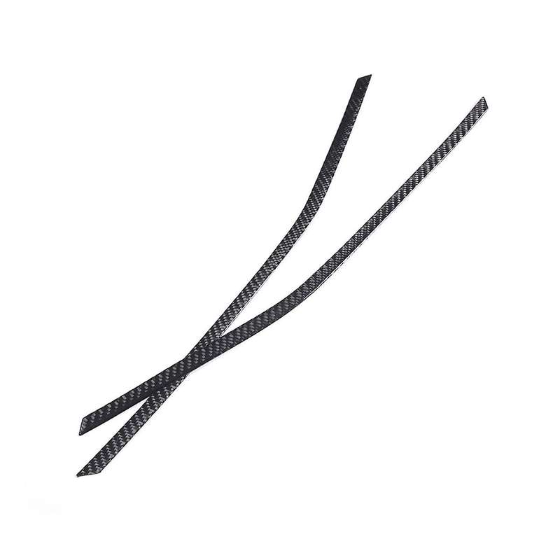 for C7 2014-2019 Soft Carbon Fiber Car Front Windshield a Pillar Strip Trim Sticker Accessories