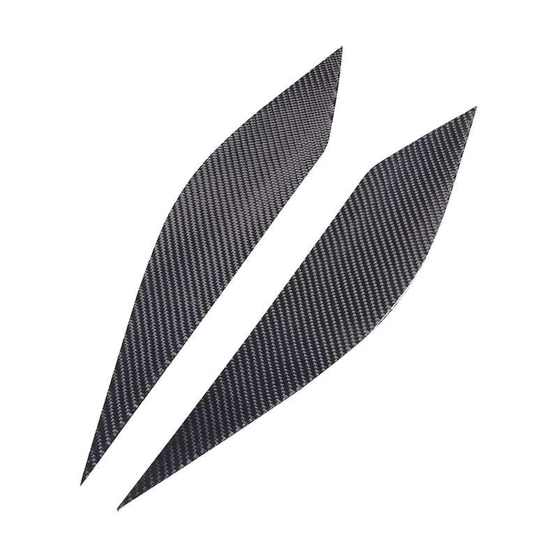 for C7 2014-2019 Soft Carbon Fiber Car Headlight Eyebrows Sticker Trim Headlight Decoartive Sticker
