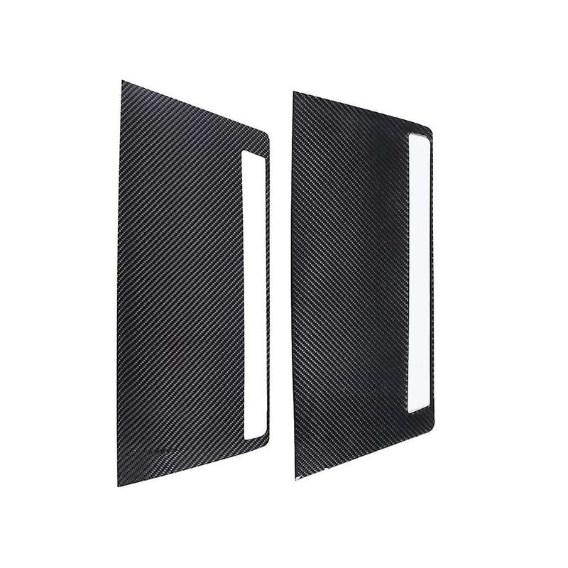 for C7 2014-2019 Soft Carbon Fiber Car Rear Fog Lihgt Lamp Cover Trim Decorative Sticker Accessorie