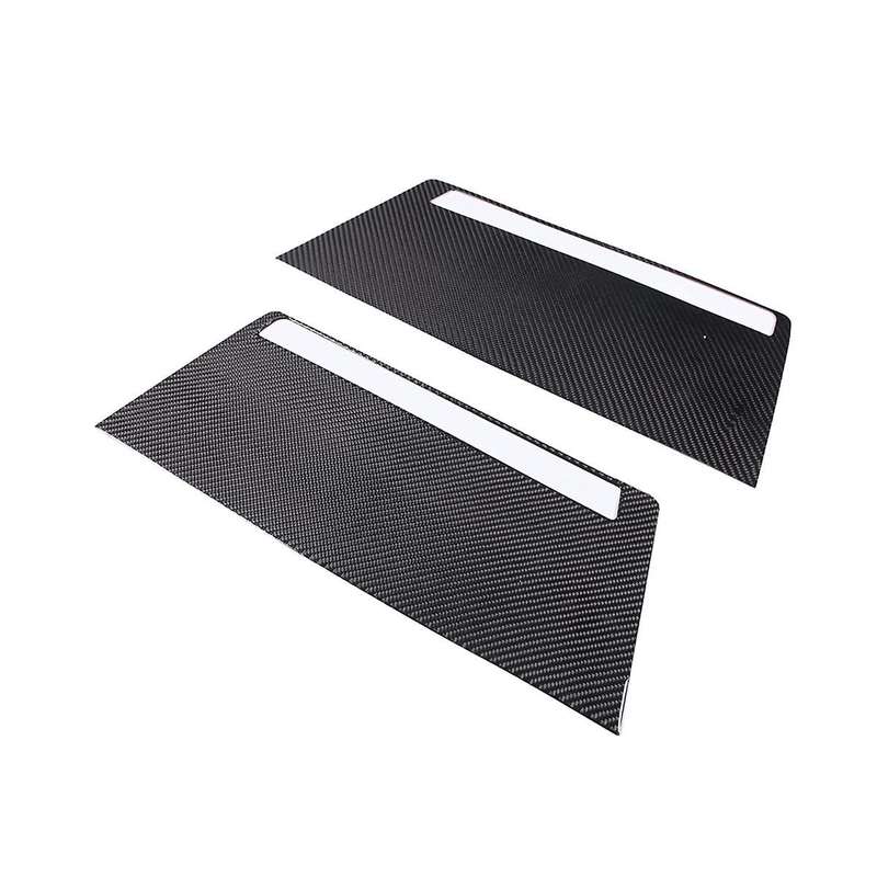 for C7 2014-2019 Soft Carbon Fiber Car Rear Fog Lihgt Lamp Cover Trim Decorative Sticker Accessorie
