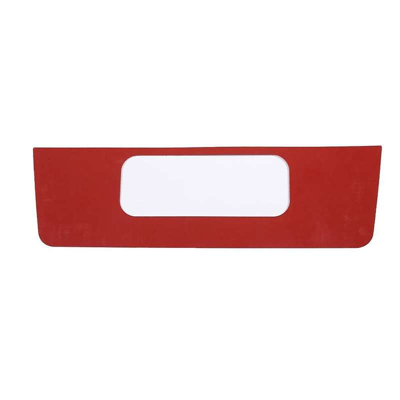 for C7 2014-2019 Soft Carbon Fiber Car Rear License Plate Frame Cover Trim Sticker Accessories