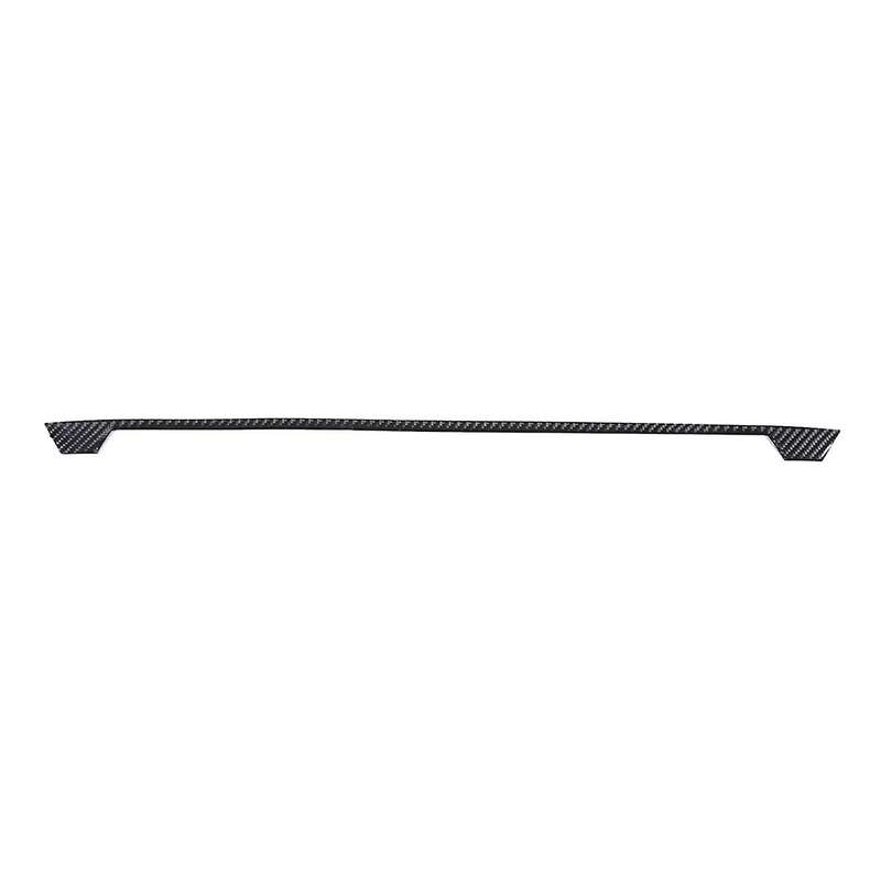 for C7 2014-2019 Soft Carbon Fiber Car Rear Brake Light Cover Trim Strips Sticker Accessories