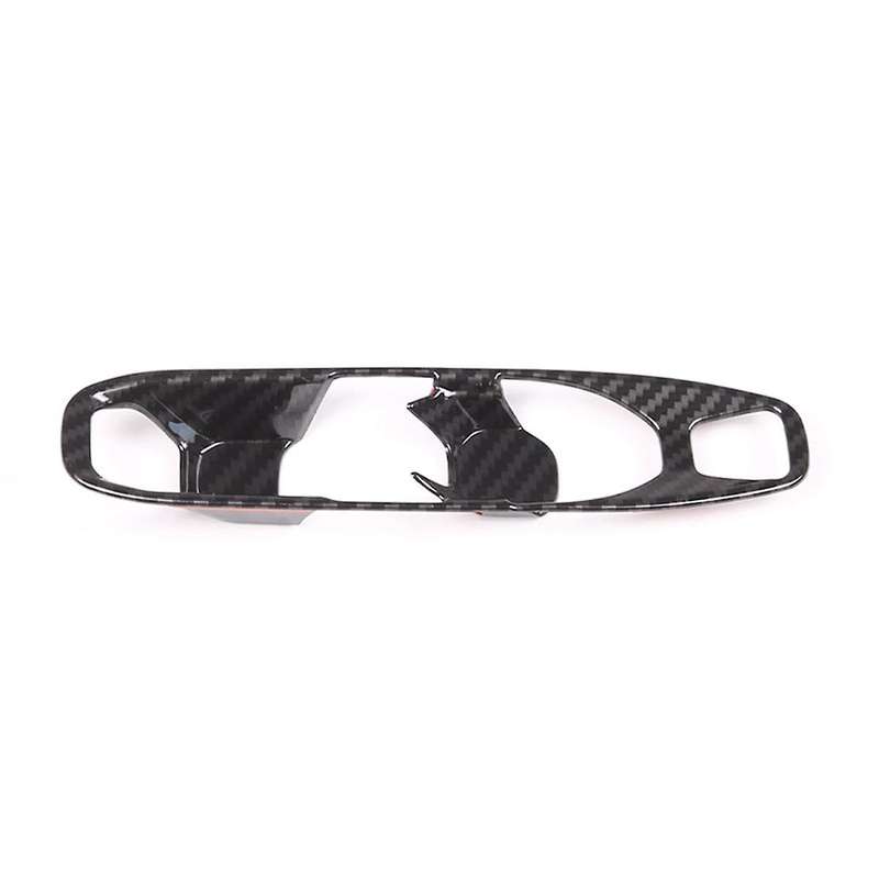 for C8 2020-2023 ABS Carbon Fiber Gear Shift Panel Cover Trim Accessories