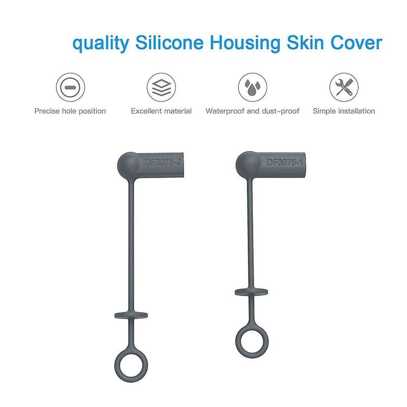 for Cable End Caps Mounting Kit Grommet Anti-Dust Silicone Protective Covers for Cable Plugs