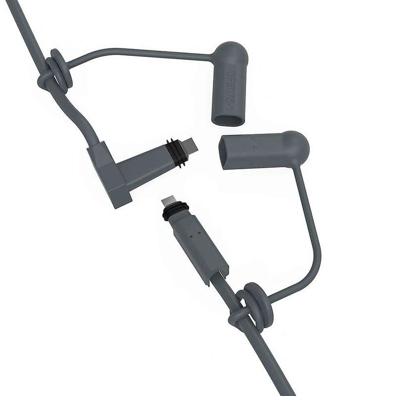 for Cable End Caps Mounting Kit Grommet Anti-Dust Silicone Protective Covers for Cable Plugs