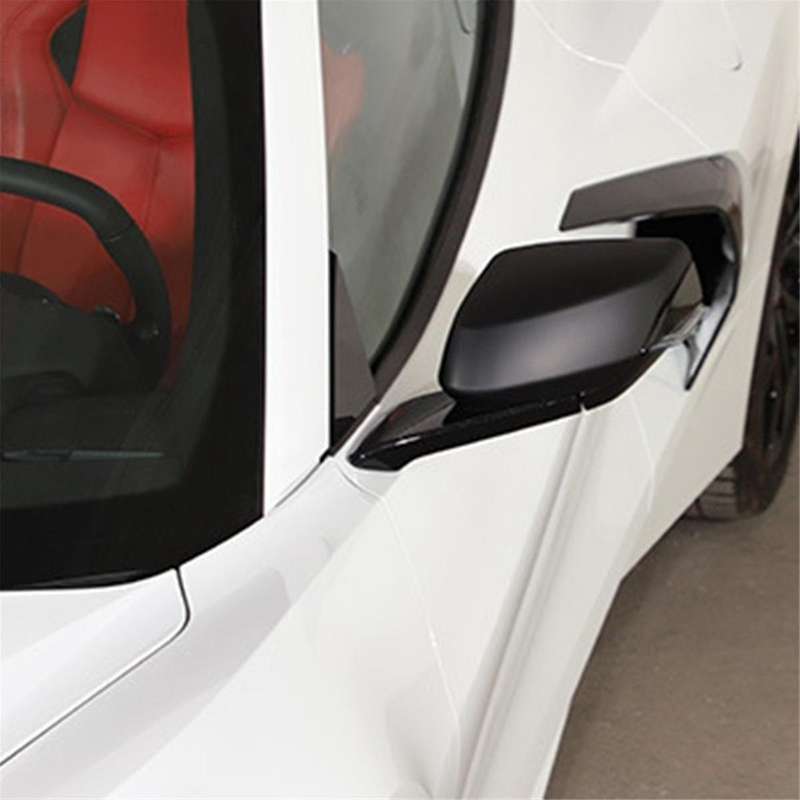 for C8 2020-2023 Side Door Rearview Mirror Cover Trims Car Accessories Rearview Mirror Shell