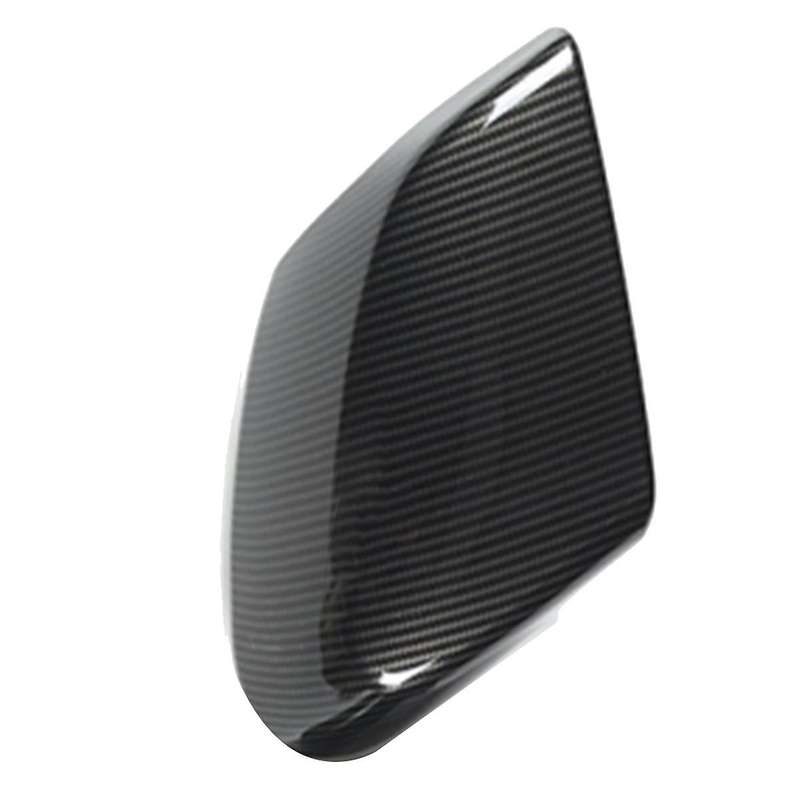 for C8 2020-2023 Carbon Fiber Pattern Side Door Rearview Mirror Cover Trims Car Accessories Left+rig