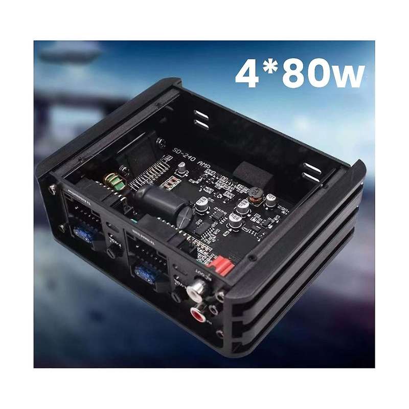 for Car Android Radios Professional Dsp Amplifier Audio Stereo 4x80w High Fidelity Power 4-way Ampli