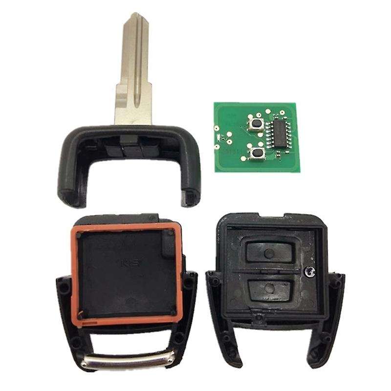 for Car 2-Button Remote Key Fob 433.92MHz ID40 Chip