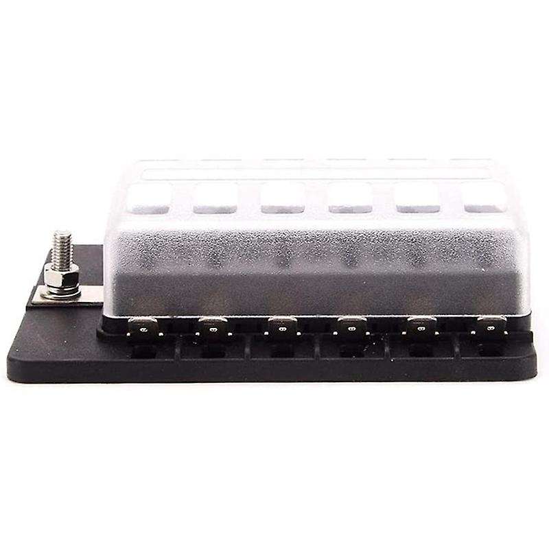 for Car Boat RV 32V 12 Way Blade Type Plug Type Retainer LED Warning Light