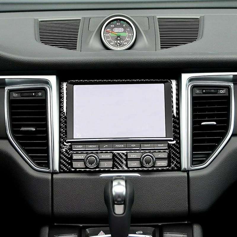 for  Car Carbon Fiber Sticker Navigation Panel Carbon Fiber Sticker