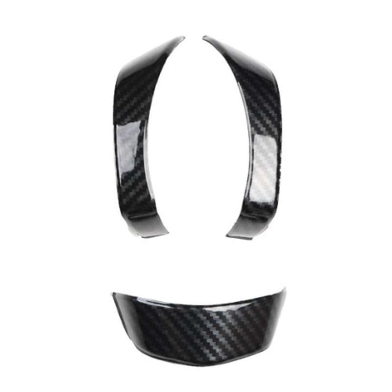 for Car Steering Wheel Trim Cover Decoration Protection 3D Steering Wheel Stickers Auto Styling Part