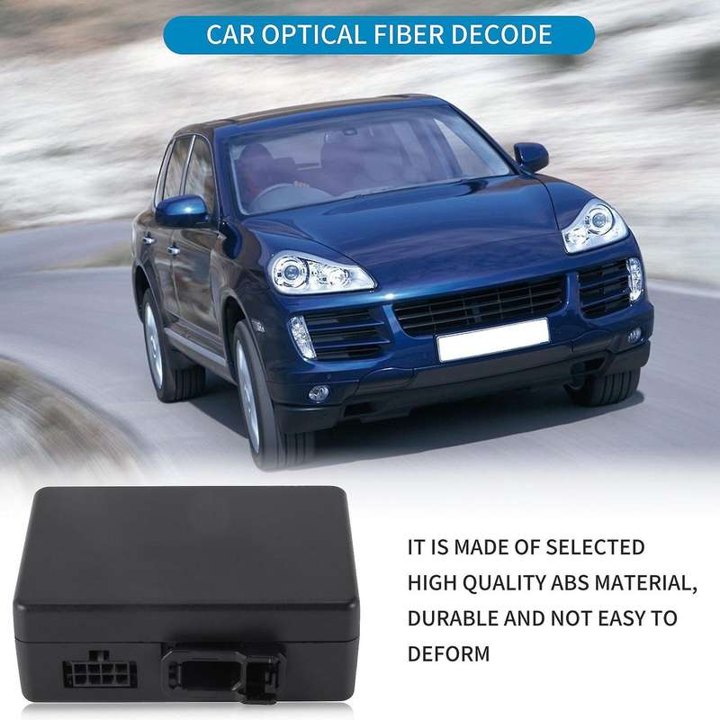 for Cayenne for Mercedes Benz/ml/glr/w164/w251 Aux Car Optical Fiber Decoder Box Amplifier Adapter