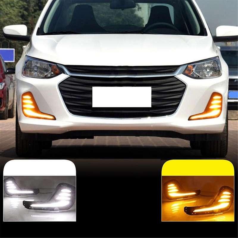 for Cavalier 2020 2021 2022 Car Daytime Running Light Turn Signal Headlight Fog Light Headlight Cove