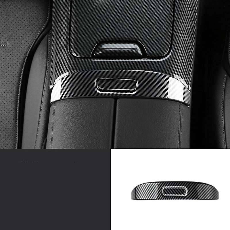 for C-Class 2022 C200L C260L W206 Car Armrest Box Panel Button Frame Cover Decoration