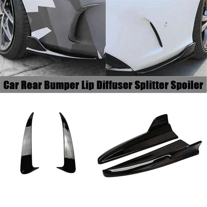 for C-class W205 C180 C200 C300 C43 C63 2015-2021 Rear Bumper Lip Diffuser Splitter Trim