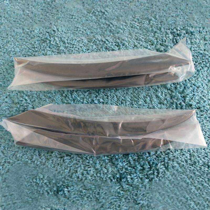 for C-Class W205 C180 C200 Head Fog Lamp Grille Slats Auto Lights Stickers Black