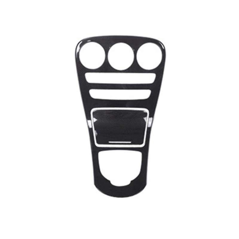 for C-class W205 Glc X253 Car Center Console Panel Decoration Abs Carbon Fiber Sticker (without Cloc