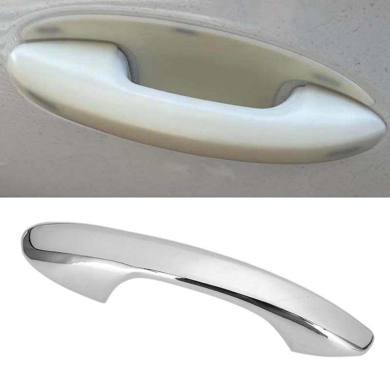 for C-Class W206 2022 Car Door Handle Bowl Cover Cup Cavity Trim Insert Catch Molding Garnish Chrome
