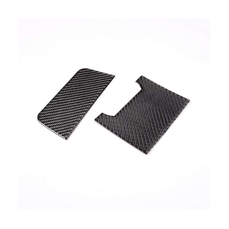 for C-class W206 C200 C260 2022 Carbon Fiber Rear Storage Box Panel Protection Trim Sticker Accesso
