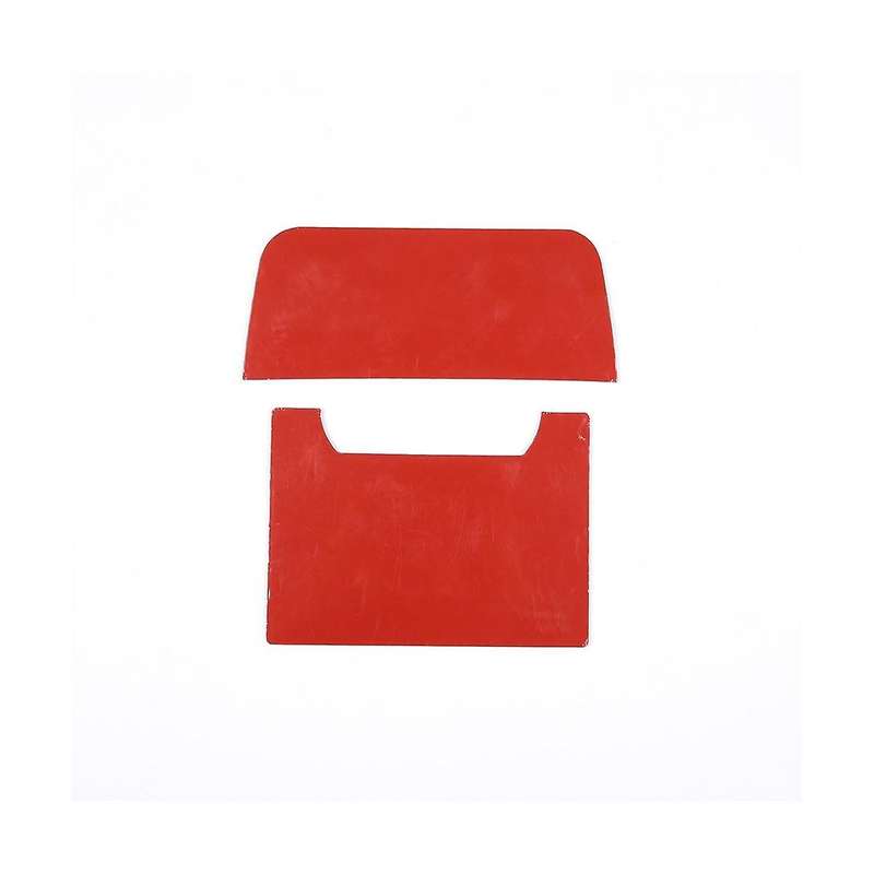 for C-class W206 C200 C260 2022 Carbon Fiber Rear Storage Box Panel Protection Trim Sticker Accesso