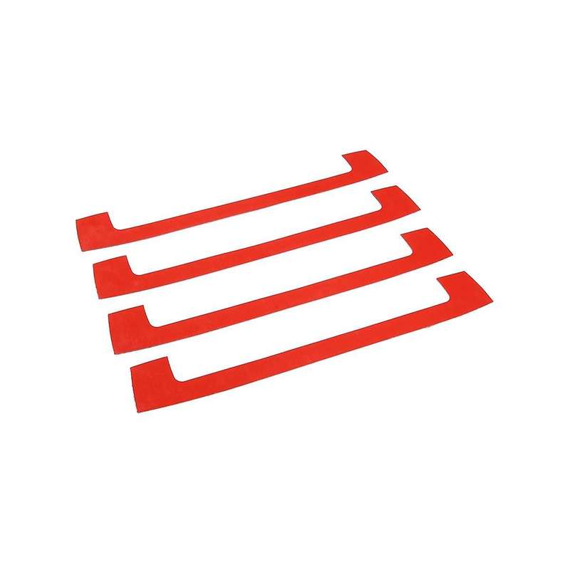 for C-class W206 C200 C260 2022 Carbon Fiber Car Outer Door Sill Cover Panel Protection Trim Sticke