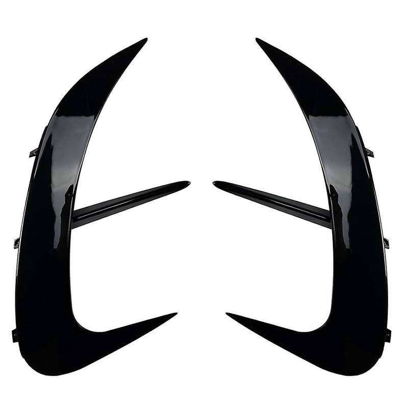 for C-Class W206 C200 C220 C260 C300 2022+ Rear Bumper Lip Spoiler Side Outlet Cover Trim Black