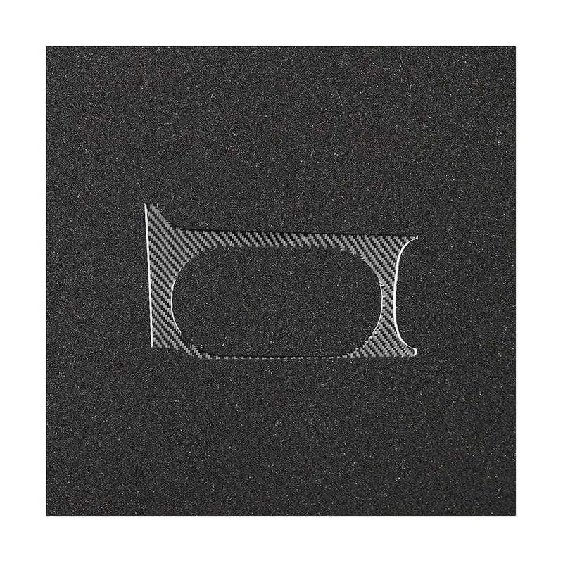for Celica 2000-2005 Soft Carbon Fiber Central Control Cup Holder Cover Trim Sticker Accessories