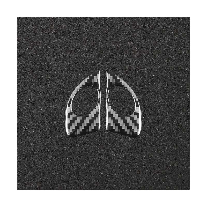 for Celica 2000-2005 Soft Carbon Fiber Car Steering Wheel Button Cover Trim Sticker Accessories