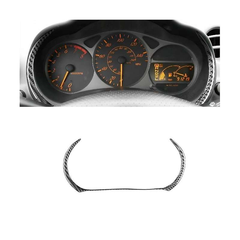 for Celica 2000-2005 Soft Carbon Fiber Instrument Panel Cover Trim Sticker Accessories
