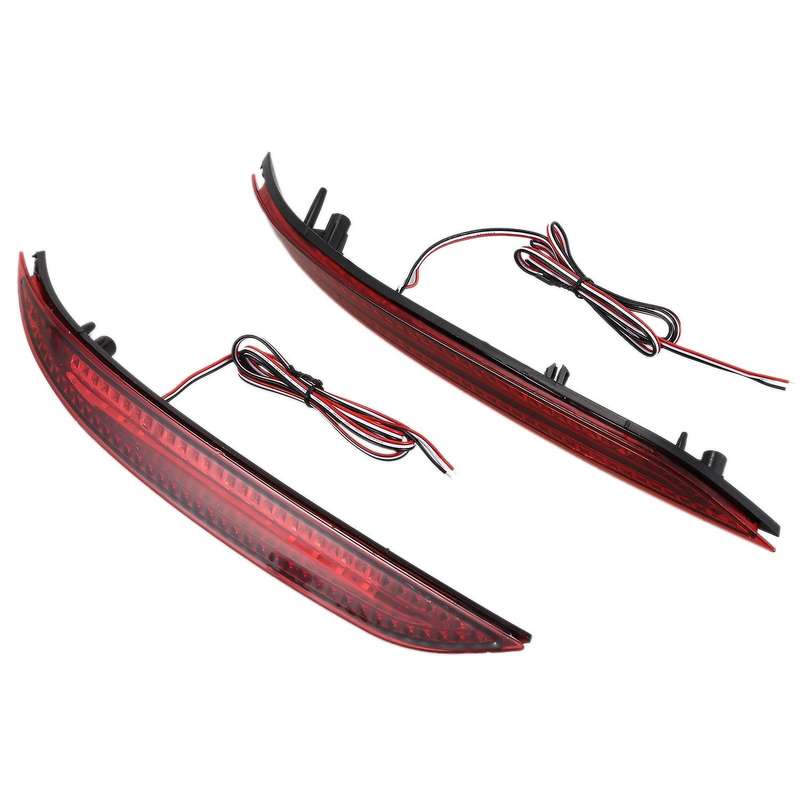 for Cerato 2015 2016 Car Red Led Rear Bumper Reflector LED Stop Brake Light Tail Fog Parking Lamp