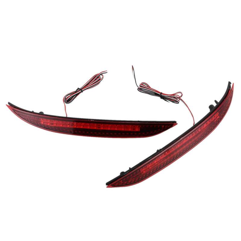 for Cerato 2015 2016 Car Red Led Rear Bumper Reflector LED Stop Brake Light Tail Fog Parking Lamp